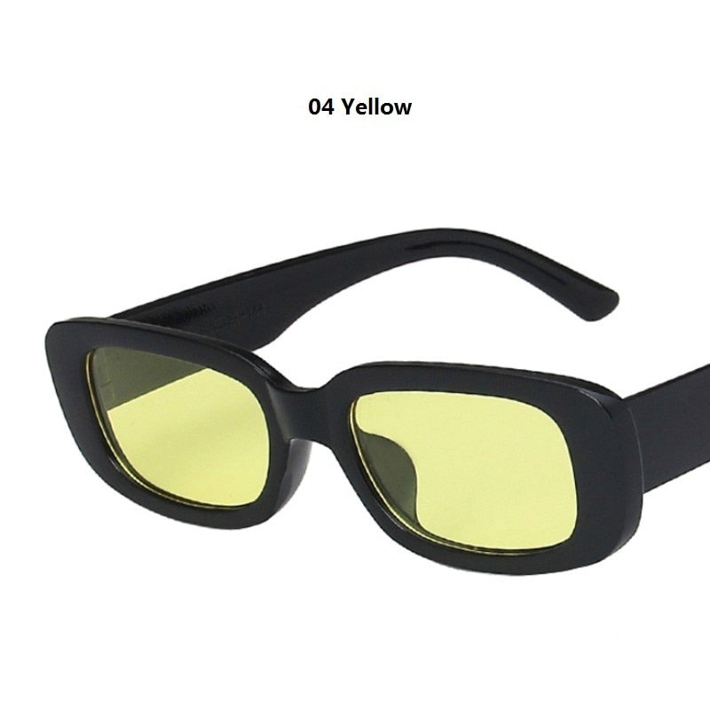 Rectangle Oval Vintage Sunglasses