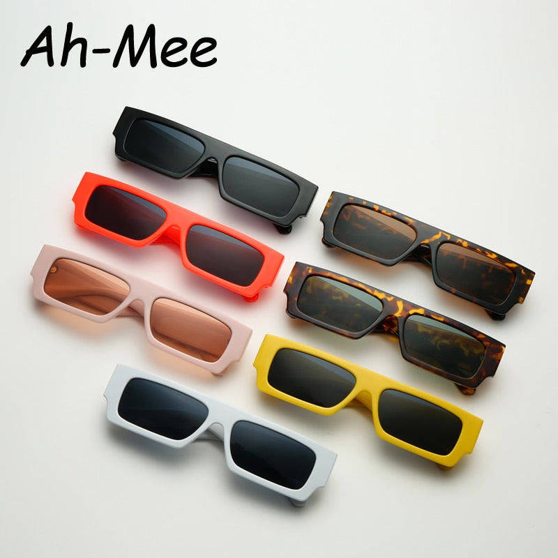 Retro Square Rectangle Vintage Sunglasses