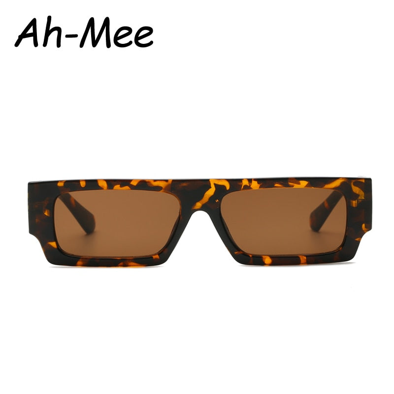 Retro Square Rectangle Vintage Sunglasses