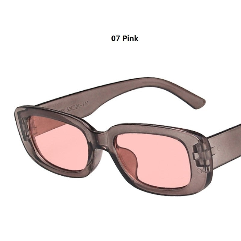 Rectangle Oval Vintage Sunglasses