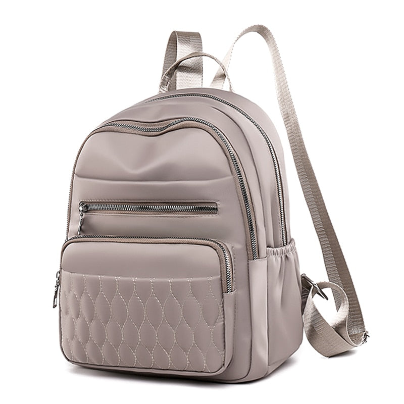 High Quality Soft Fabric Multi-pockets Backpack.