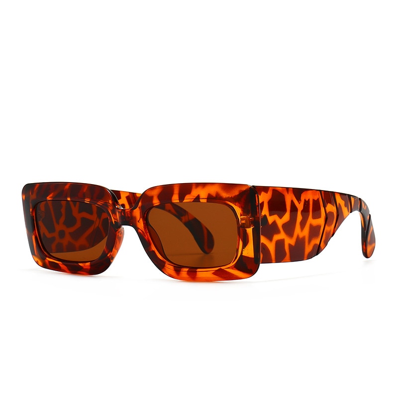 Snake Pattern Vintage Retro Sunglasses