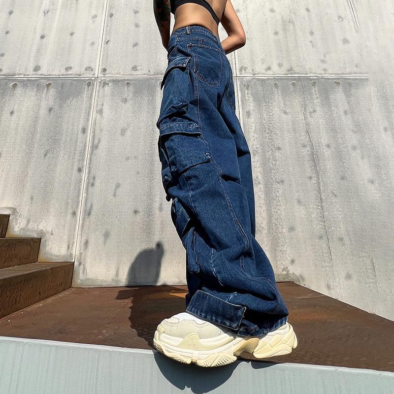 Vintage Street Cargo Baggy Jeans