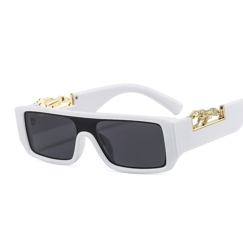 Rectangle Gradients Lens PC Frame Sunglasses