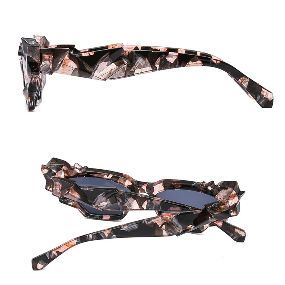 Cat Eye Retro Unique Polygon Eyewear Sunglasses