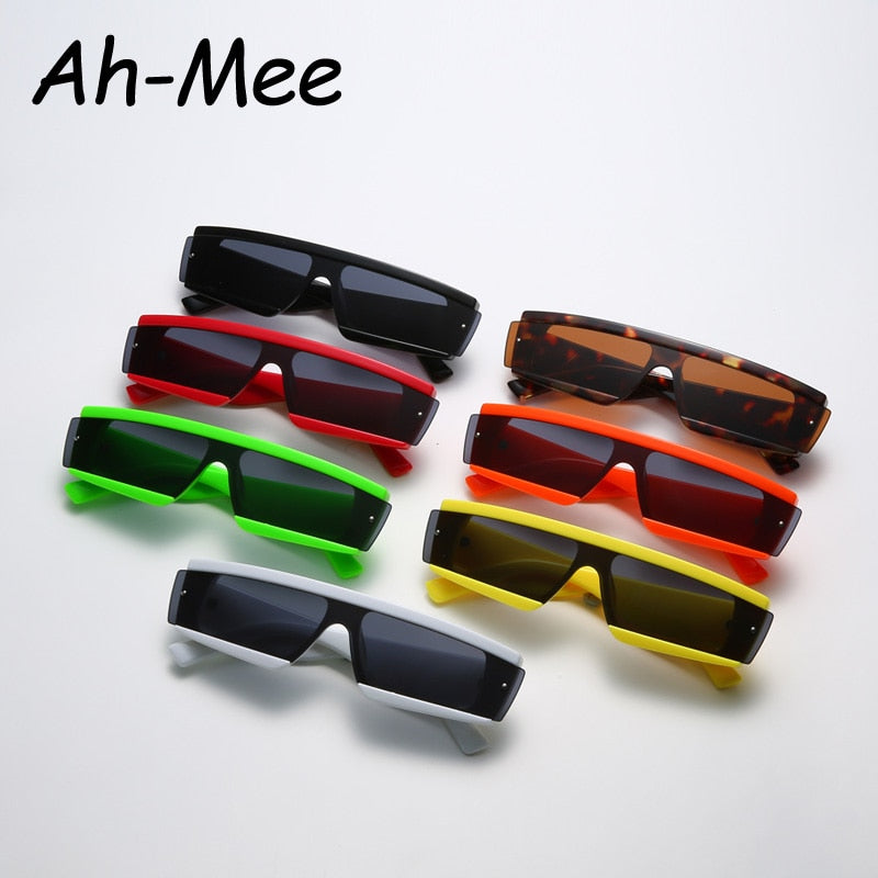 Rimless Square Punk Vintage Sunglasses