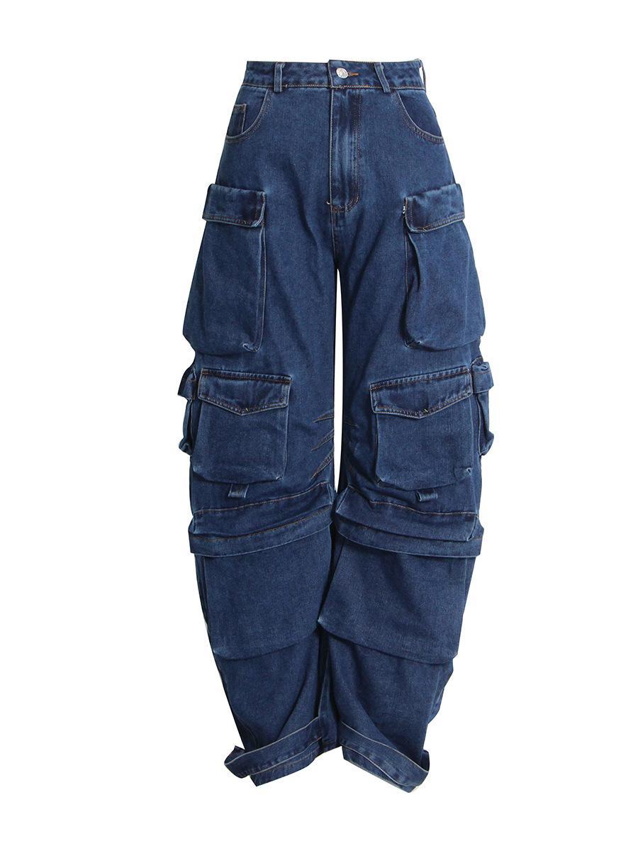 Vintage Street Cargo Baggy Jeans