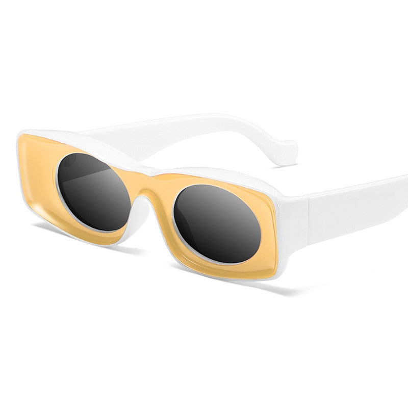 Punk Concave Square Sunglasses