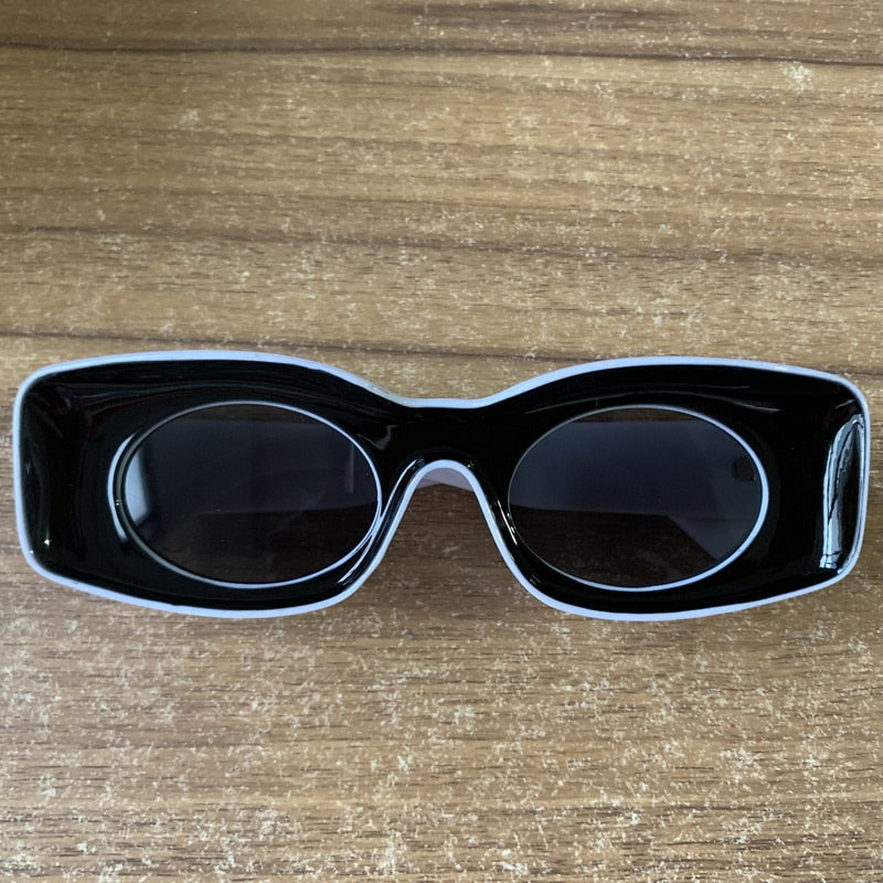 Punk Concave Square Sunglasses