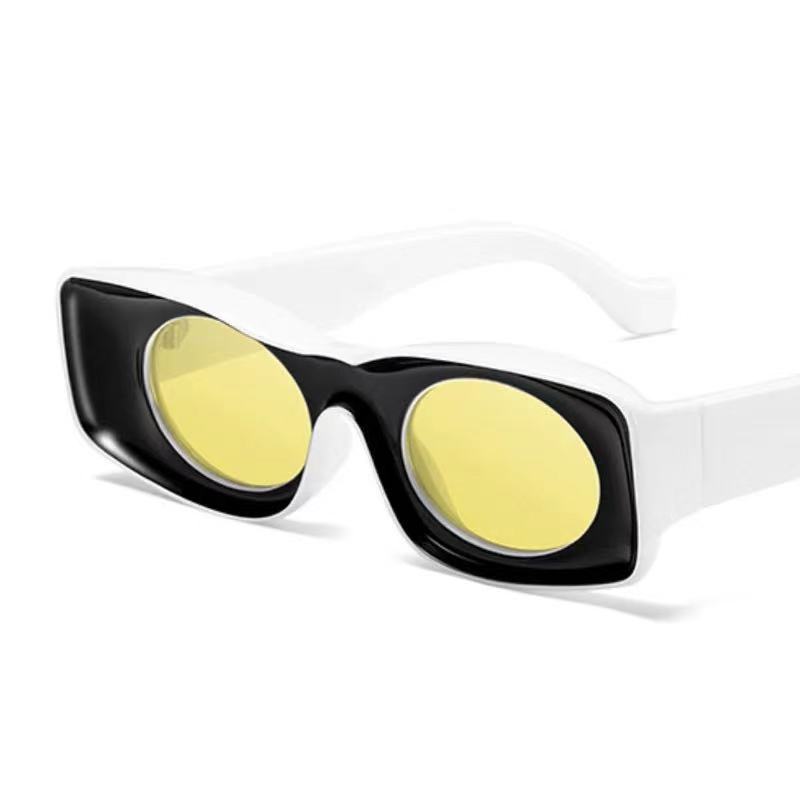 Punk Concave Square Sunglasses