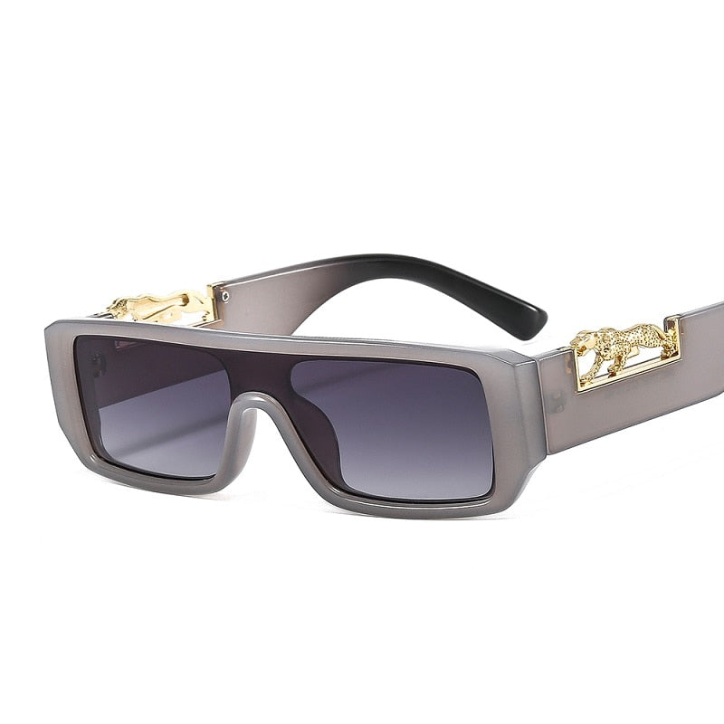 Rectangle Gradients Lens PC Frame Sunglasses