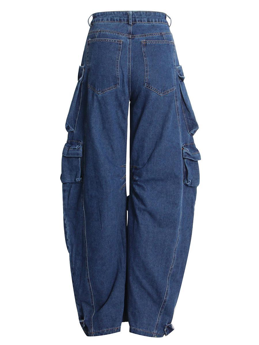 Vintage Street Cargo Baggy Jeans