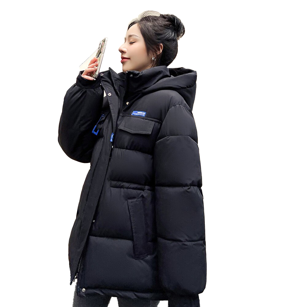 Thick Warm Hooded Parkas Pattern Coat