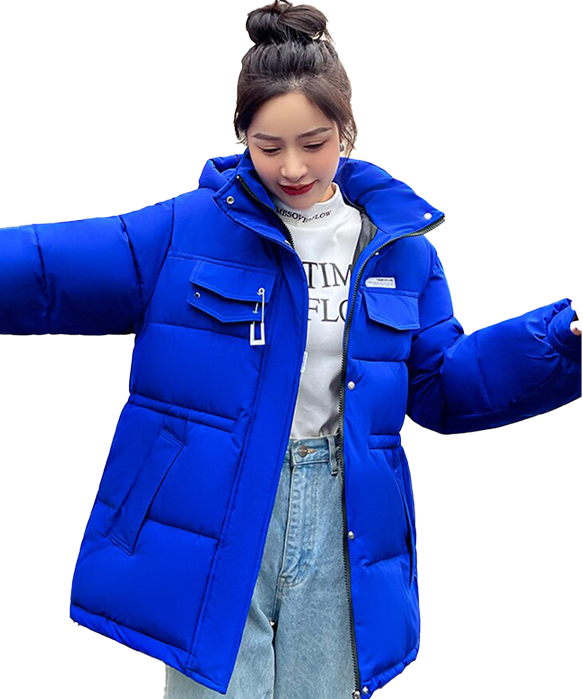 Thick Warm Hooded Parkas Pattern Coat