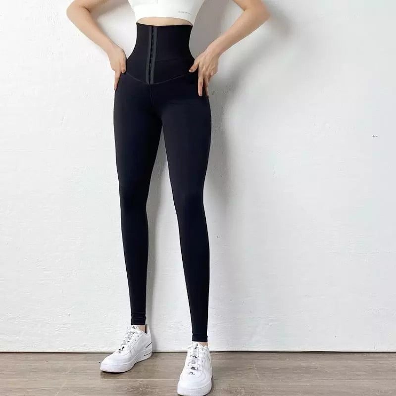 High Waist Push Up Leggings .