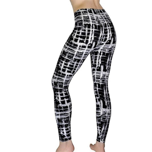 Ladies Camouflage Elastic Leggings