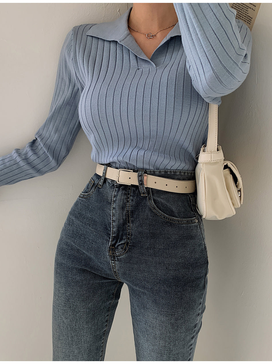 Casual Knitted Sweater Pullover.