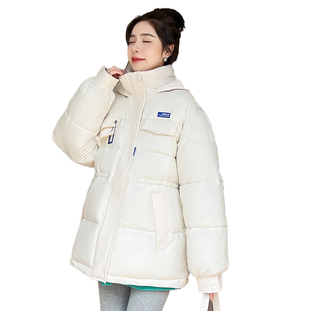 Thick Warm Hooded Parkas Pattern Coat